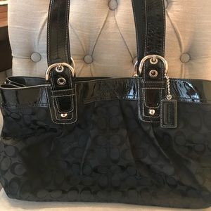 Coach black purse